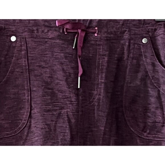 Kuhl Mova Women's Small Heathered Plum Pink Lined Cargo Skort Waist 28" - Picture 2 of 7